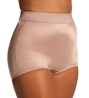 Plus High Waist Light Shaping Brief Panty Mocha 3X