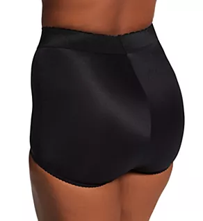 Plus High Waist Light Shaping Brief Panty Black 3X