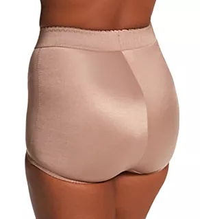 Plus High Waist Light Shaping Brief Panty Mocha 3X