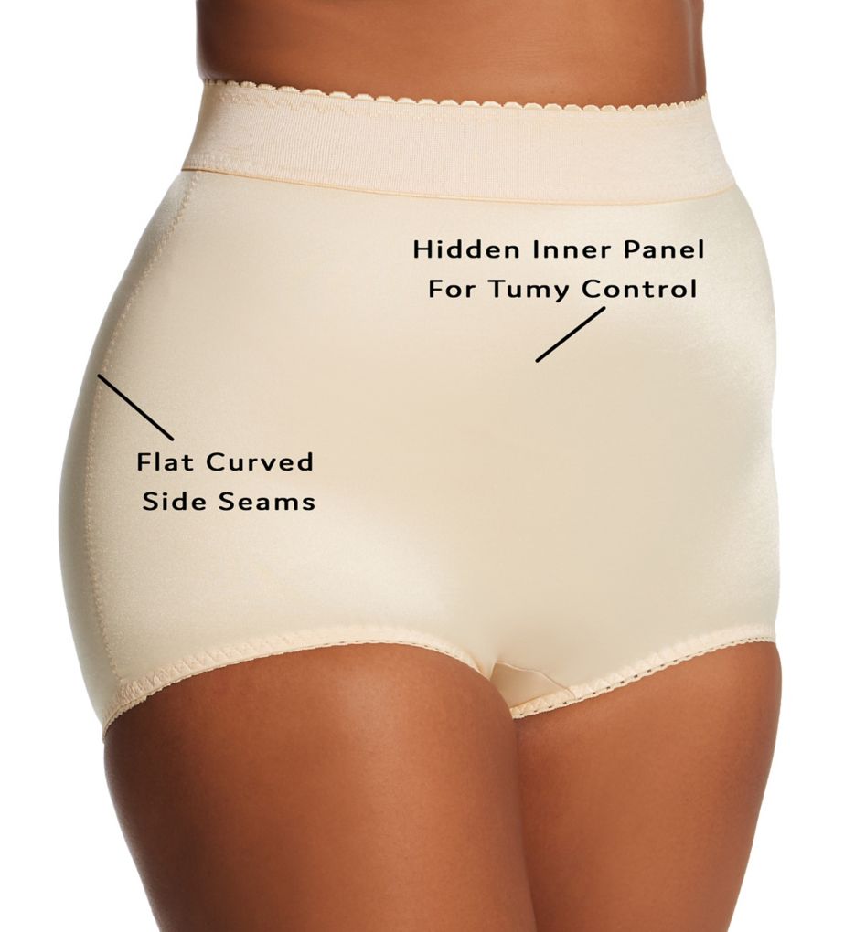 Rago Women's Plus-Size Hi Waist Brief