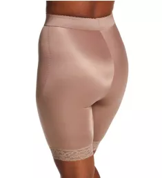 Plus Light Shaping High Waist Long Leg Bike Short Mocha 3X