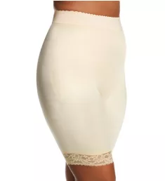 Light Shaping High Waist Long Leg Bike Short 9X-14 Beige 9X