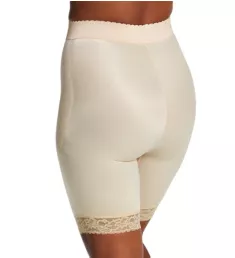 Light Shaping High Waist Long Leg Bike Short 9X-14 Beige 9X