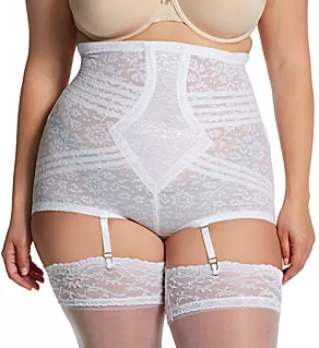 Plus Lacette No Roll High Waist Brief White 3X