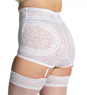 Plus Lacette No Roll High Waist Brief White 3X
