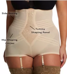 Plus Shapette No Roll High Waist Brief White 3X