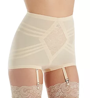 Shapette Control Brief Panty with Contour Bands Beige S
