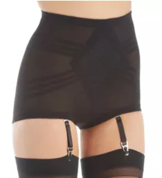 Shapette Control Brief Panty with Contour Bands Black S