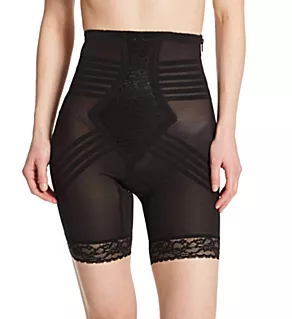 Shapette Zippered High Waist Long Leg Shaper Black M
