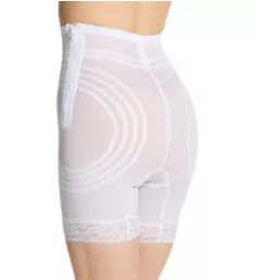 Shapette Zippered High Waist Long Leg Shaper White S