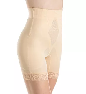 Diet Minded No Roll High Waist Long Leg Shaper Beige S