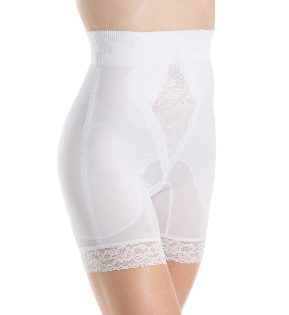 Rago : Rago 6206 Diet Minded No Roll High Waist Long Leg Shaper (White XL)
