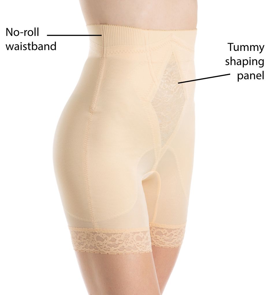 Rago Shapewear High-Waist Long Leg Pantie Girdle Style 6206