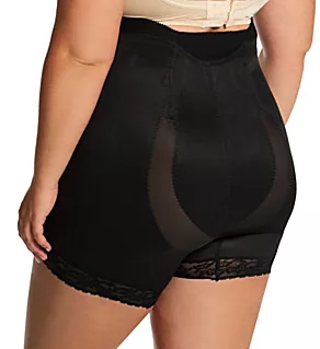 Plus Diet Minded NoRoll High Waist Long Leg Shaper Black 3X