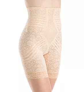 Lacette Extra Firm No Roll High Waist Leg Shaper Beige M