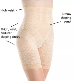 Lacette Extra Firm No Roll High Waist Leg Shaper