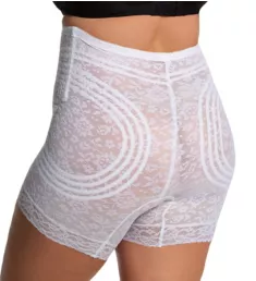 Plus Size Extra Firm No Roll High Waist Leg Shaper White 3X