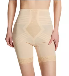 No Roll High Waist Thigh Slimmer Beige S