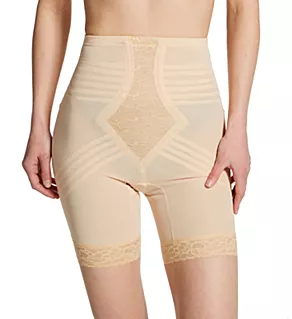 No Roll High Waist Thigh Slimmer Beige M