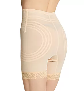 No Roll High Waist Thigh Slimmer Beige M