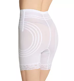 No Roll High Waist Thigh Slimmer White M