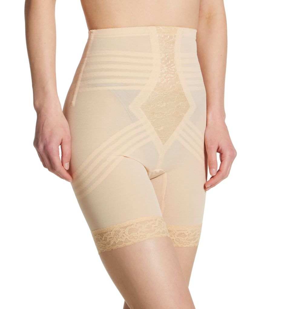 "No Roll" High Waist Thigh Slimmer-fs