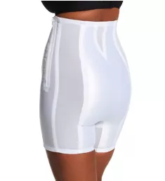 Plus Firm High Waist Long Leg Shaper with Zipper White 3X