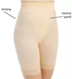 Diet Minded High Waist Long Leg Shaper Beige S