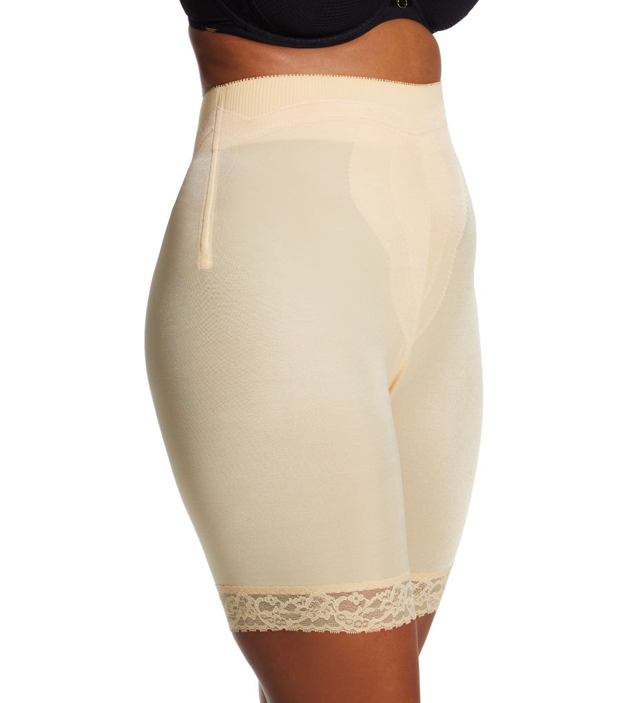 Rago Shapewear Diet Minded Mid-Calf Capri Beige Pant Liner Plus