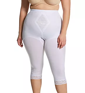 Minded Capri Pant Liner 9X-10X White 9X