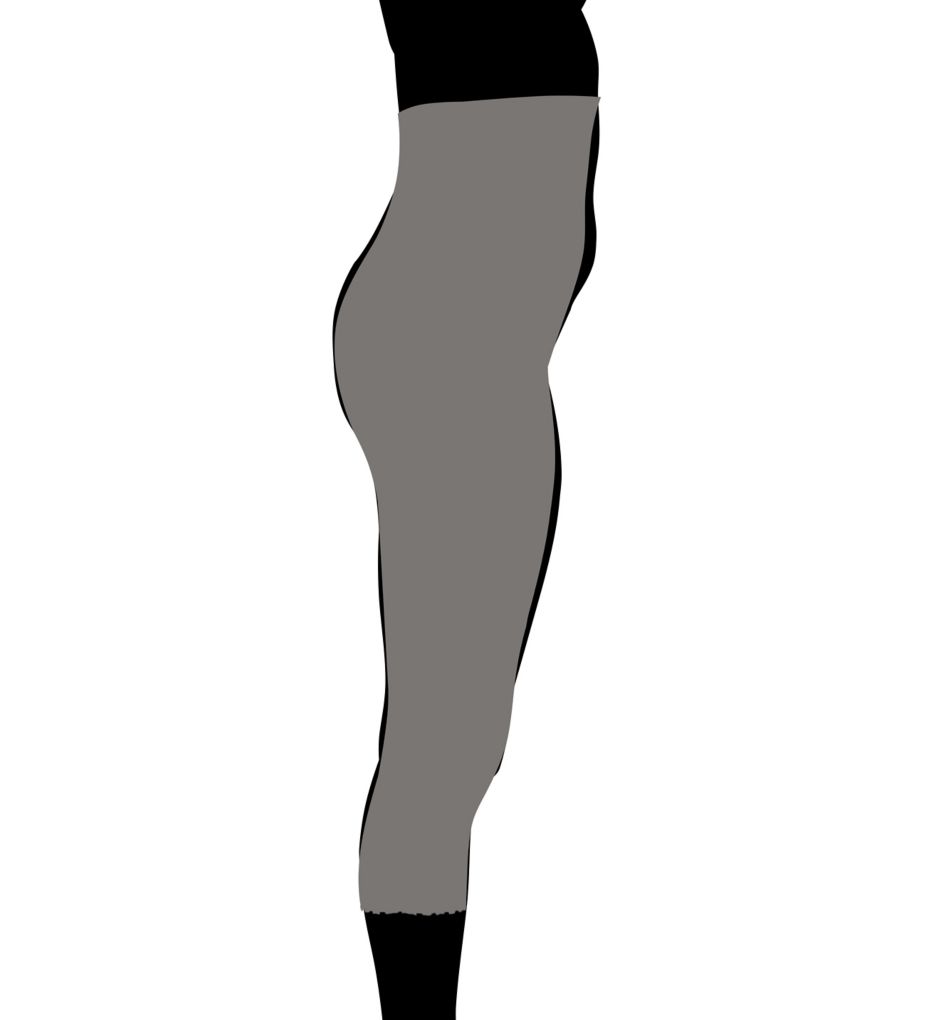 Rago Shapewear Leg Shaper / Pant Liner Style 6266 - Black - Small