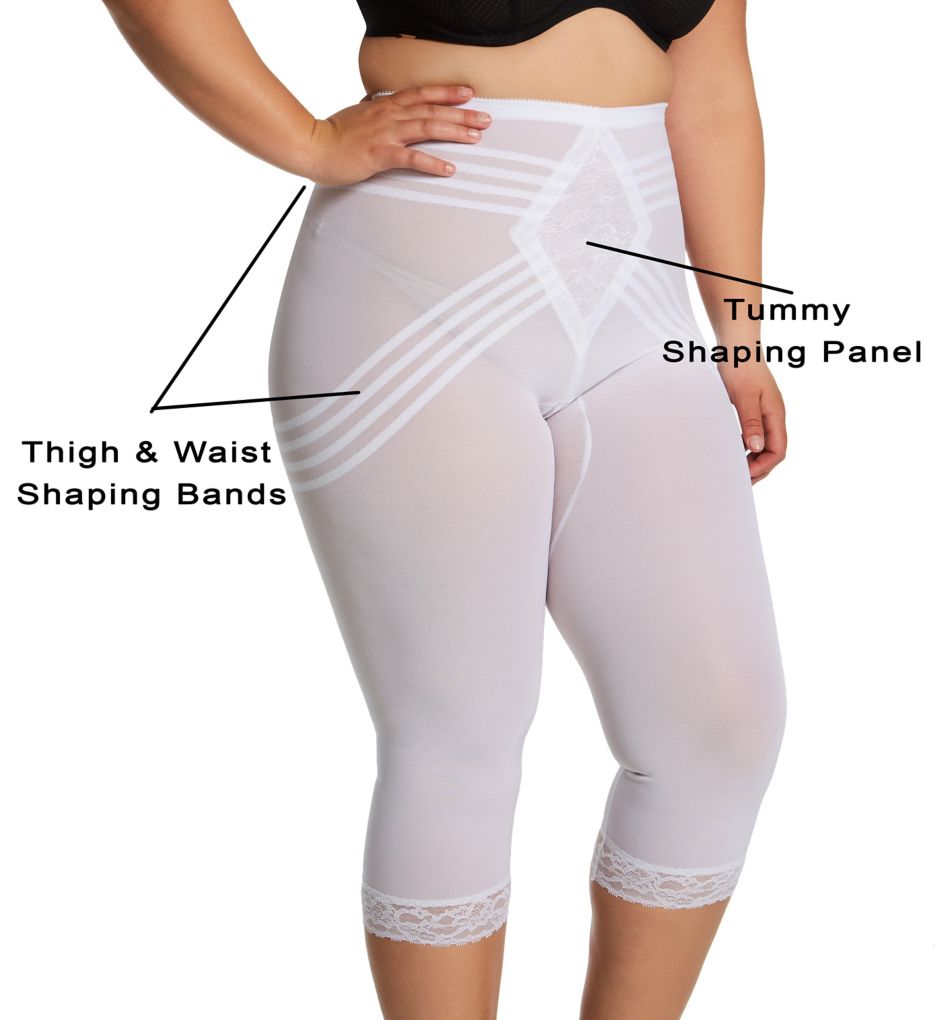 Plus Shapette Capri Pant Liner with Contour Bands-cs6