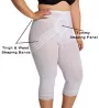 Rago Plus Shapette Capri Pant Liner with Contour Bands 6269X - Image 5