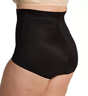 Plus Diet Minded High Waist Contour Shaping Brief Black 3X