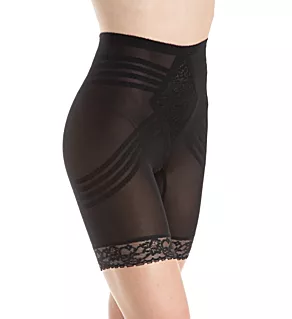 Shapette Long Leg Shaper with Contour Bands Black S
