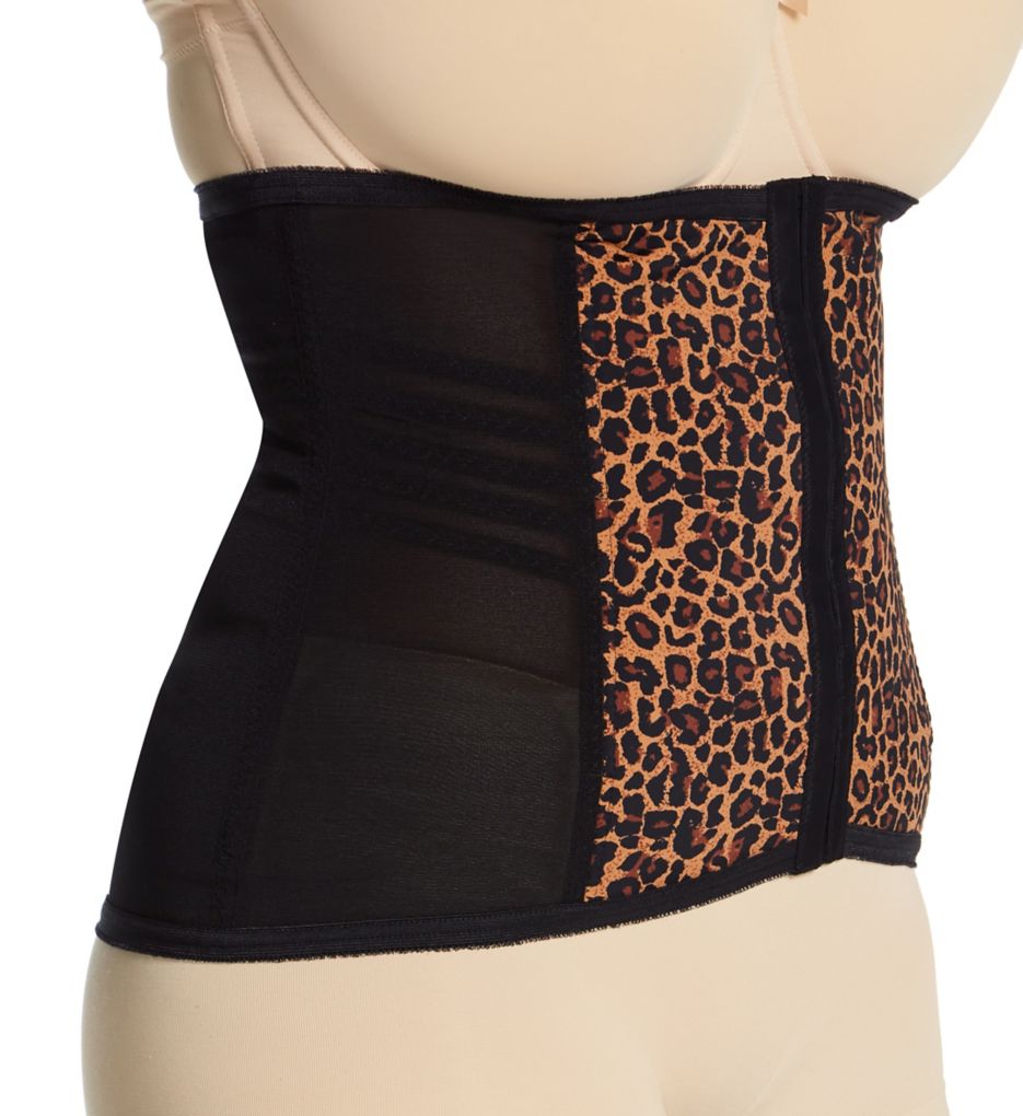 Plus Shapette Satin Panel Waist Cincher-gs