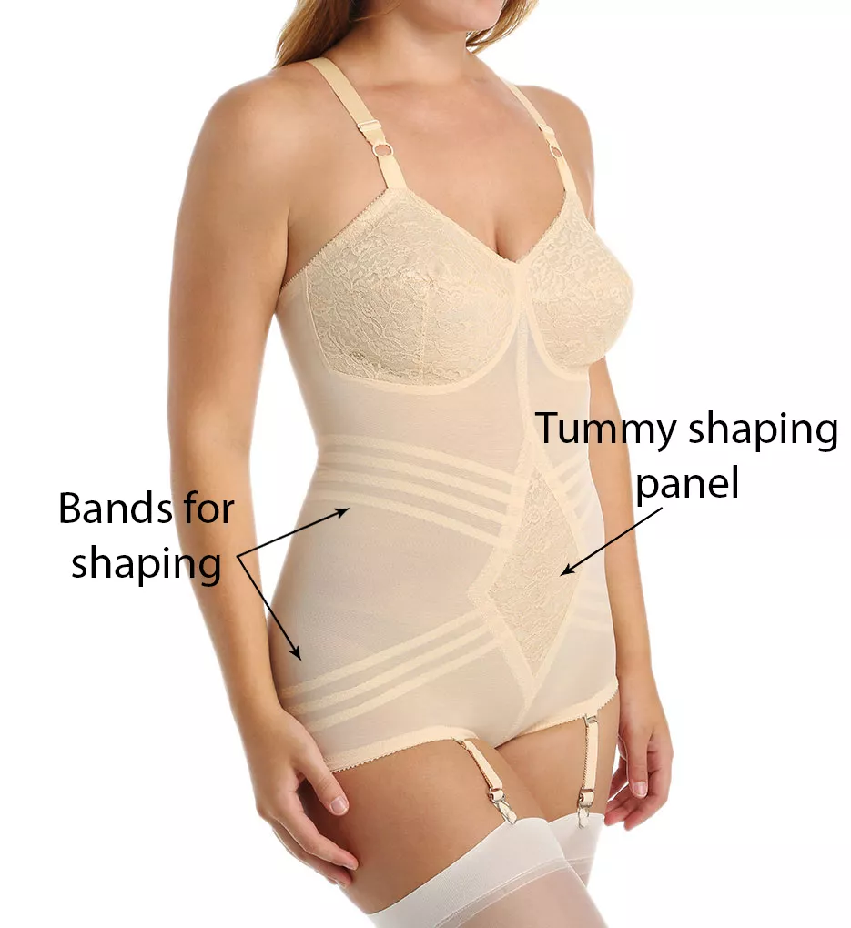 Rago Shapette Body Briefer with Contour Bands 9051 - Image 6