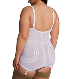 Plus Shapette Body Briefer with Contour Bands White 42B