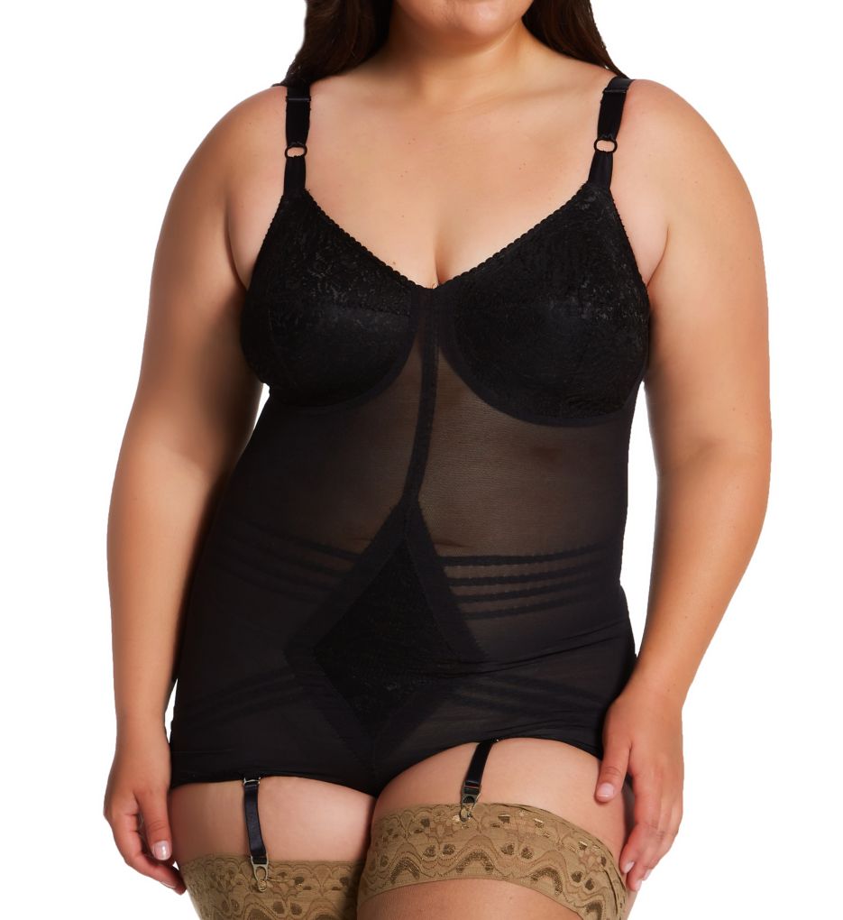 Plus Shapette Body Briefer with Contour Bands-fs