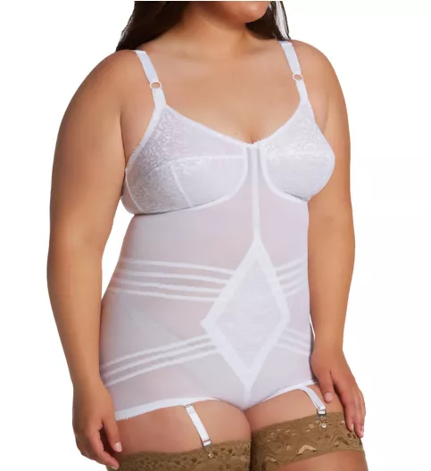 Rago Plus Shapette Body Briefer with Contour Bands 9051X