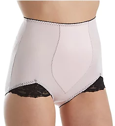 Light Shaping V Leg Brief Panty with Lace Pink S
