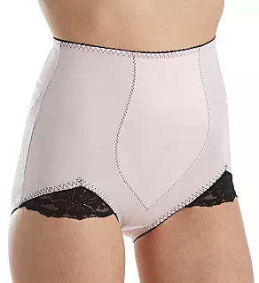 Light Shaping V Leg Brief Panty with Lace Pink S