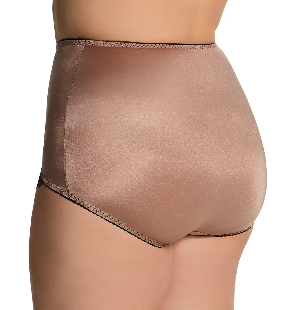 Plus Light Shaping V Leg Brief Panty with Lace