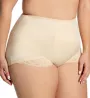 Rago Plus Light Shaping V Leg Brief Panty with Lace 919X - Image 1