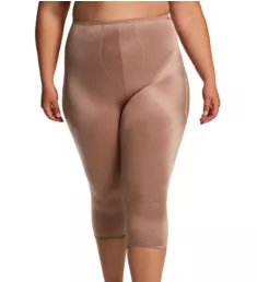 Plus Light Shaping Capri Pant Liner Mocha 3X