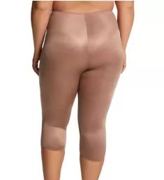 Plus Light Shaping Capri Pant Liner Mocha 3X