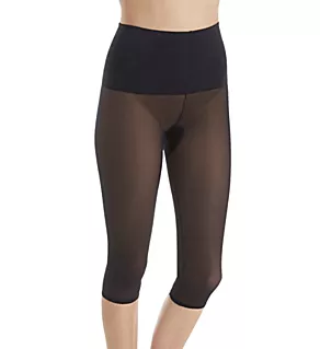 Power Lites Shaping Wide Band Capri Pant Liner Black S
