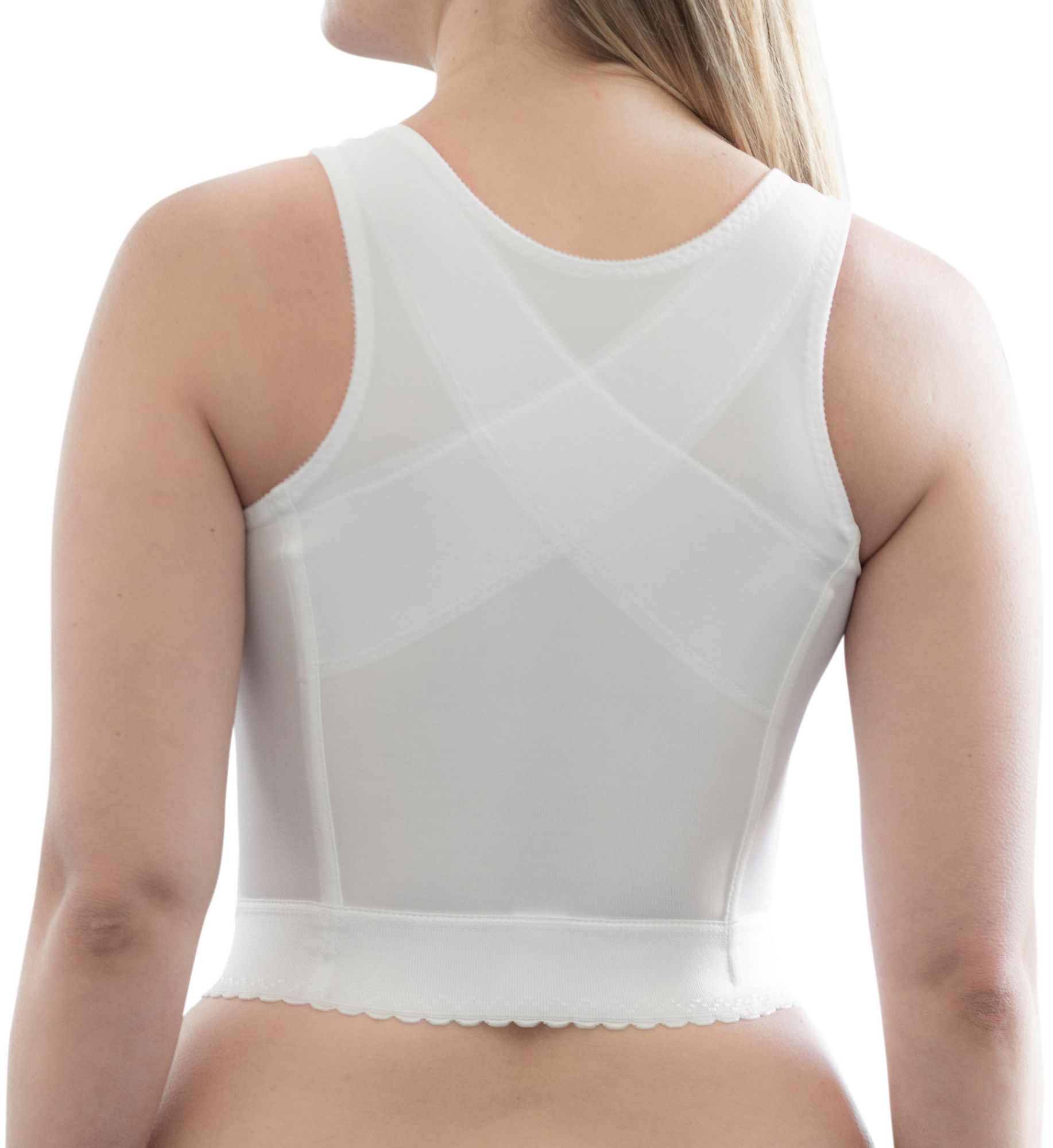 Rago Back Support Longline Bra 9603  – Main View  – Front View  – Back View