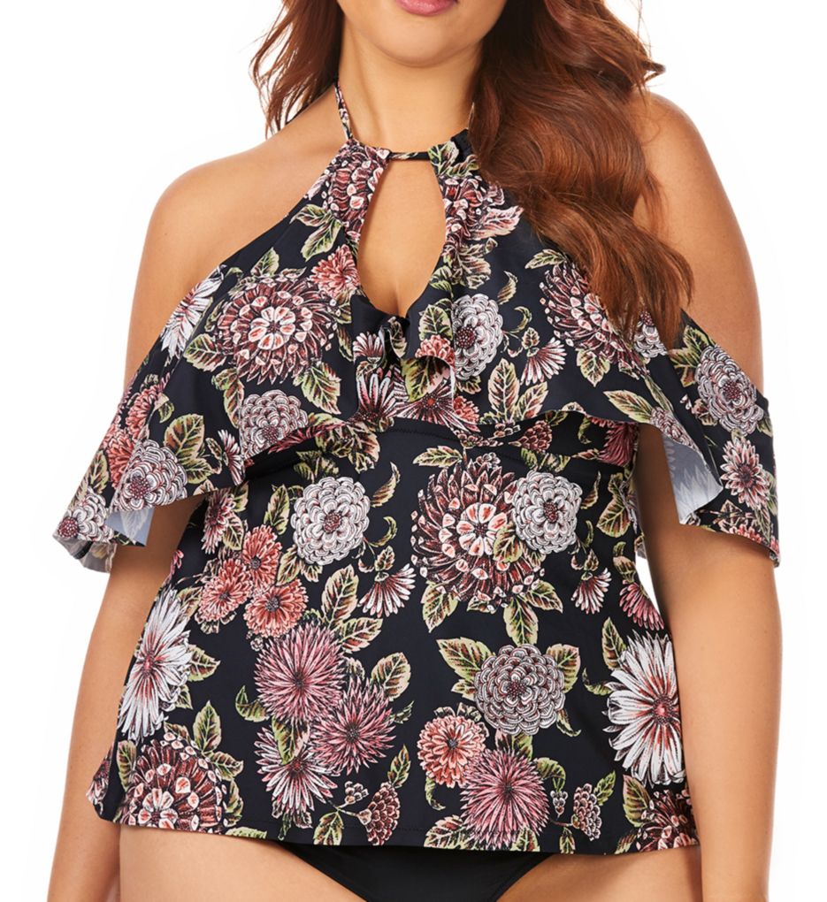 Wild Romance Shea Plus Size Tankini Swim Top