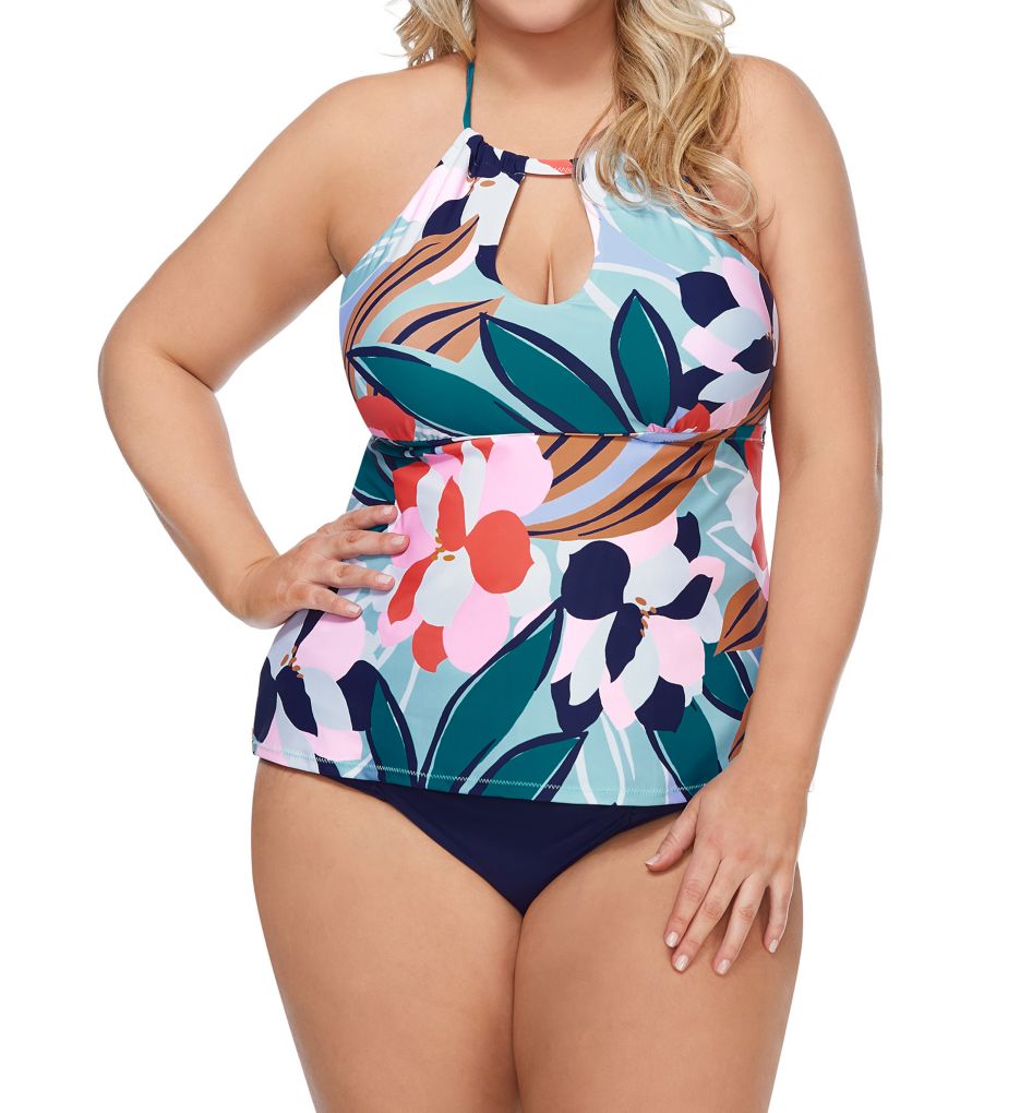 plus size swimdress with underwire